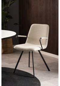 Krémové jedálenské stoličky v súprave 2 ks Selina – Actona