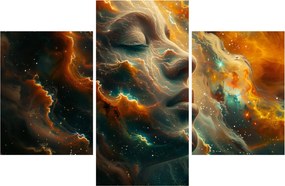 Obraz - Tvár vo vesmíre (90x60 cm)