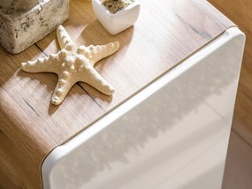 Kúpeľňová závesná skrinka pod umývadlo na dosku BÁRA 80 cm