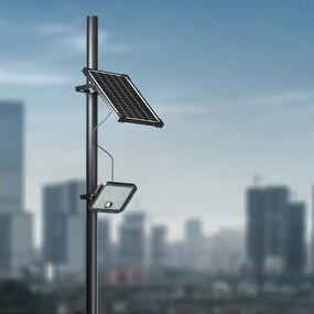 LED stmievateľný solárny reflektor so senzorom LED/10W/3,7V 4000/6000K IP65 + DO