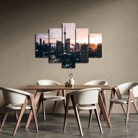 Obraz - Výhľad na centrum mesta (150x105 cm)