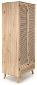 Šatníková skriňa Rustico, dub artisan