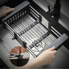 Teleskopický odkvapkávač čierny 322101