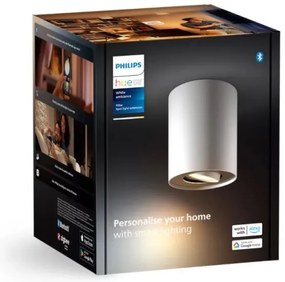 Philips - LED Stmievateľné bodové svietidlo Hue PILLAR 1xGU10/4,2W/230V biela
