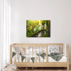 Obraz chameleóna (70x50 cm)