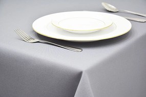 Dekorstudio Obrus na stôl - Sivý Rozmer obrusu (šírka x dĺžka): 140x240cm