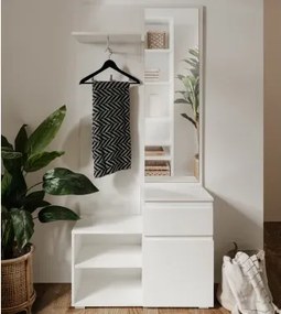 Predsieňová stena Image, biela%