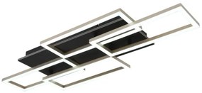 Globo 67359-40A - LED stmievateľné stropné svietidlo JEFFRY 40W/230V 32,5x87,5 cm čierne + diaľkové ovládanie