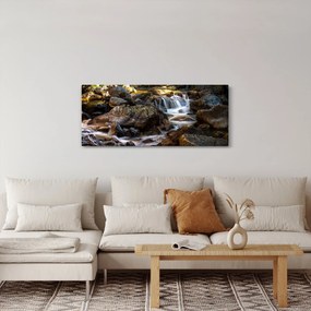 Obraz kamenistého potoku (120x50 cm)