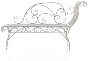 Záhradná lavička GS11177499 - Biela antik