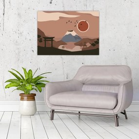Sklenený obraz - Japonsko N⁰1 (70x50 cm)