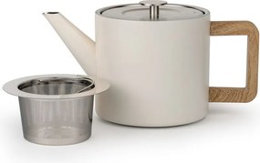 Slonovinová kanvica na čaj z nehrdzavejúcej ocele so sitkom 1,1 l Duet Narvik – Bredemeijer