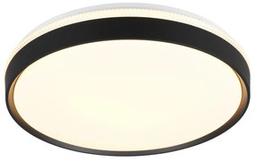 Čierno-biele LED stropné svietidlo ø 47 cm Spacy – Trio
