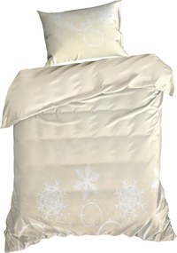 VIANOČNÉ BAVLNENÉ OBLIEČKY SANTA6 200X220 CM, 2KS 70X80 CM VZOROVANÉ