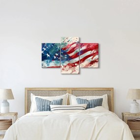 Obraz - Vlajka USA (90x60 cm)