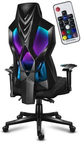 Huzaro Herná stolička COMBAT 6.2 BLACK RGB