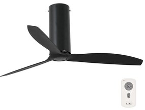 FARO 32060 - Stropný ventilátor TUBE FAN čierna + diaľkové ovládanie