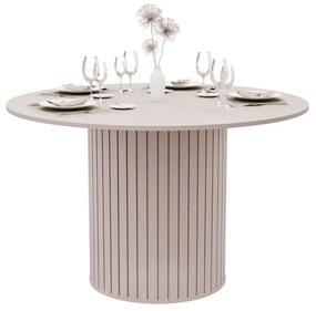 OKRÚHLY JEDÁLENSKÝ STÔL LANDRY KAŠMÍR 120 cm