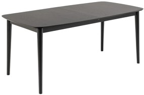 Actona Rozkladací jedálenský stôl Montreux 180/219 - čierna