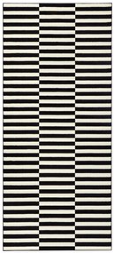 Hanse Home, Kusový koberec Gloria 102408, 200x290, čiernobiela, chodba / predsieň