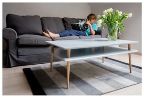 Biely konferenčný stolík Ragaba KORO