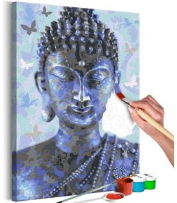 Obraz - maľovaný podľa čísel Buddha and Butterflies