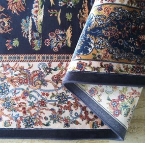 Koberec Exkluzívny Qum Silk 10 modrý