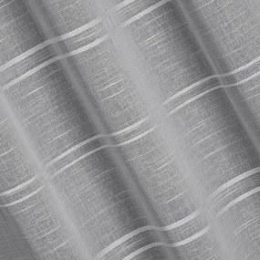 ZÁCLONA NA KRÚŽKOCH ARCADIA 140 X 250 CM STRIEBORNÁ