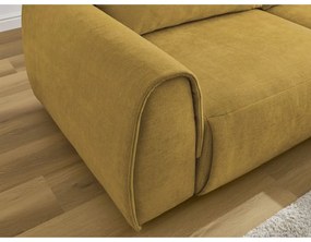 Okrovožltá rohová pohovka Aden – Bobochic Paris