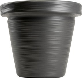 Plastový květináč Riflo 47,9x55 cm antracitový