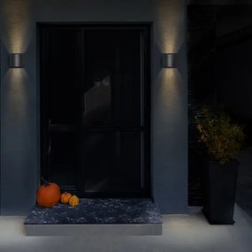 Brilagi - LED Vonkajšie nástenné svietidlo RONDO LED/6W/230V antracit IP54