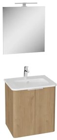Kúpeľňová zostava s umývadlom VitrA Mia 56,5x62,5x44,5 cm zlatý dub MIASETPR60D