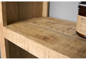 Knižnica/Regál 42377 80cm Drevo Mango  - Komfort-nábytok