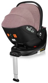 Lionelo - Otočná autosedačka s bázou MOXIE SET i-Size 40-87 cm, ružovo-mauve