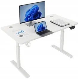 Herný stôl BR01 biely 140 cm