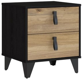 Nočný stolík Liona LYAK011-M686 dub Mauvella/dub Cabezone