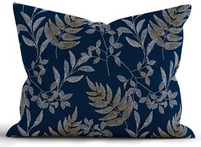 Bavlnená obliečka na vankúš Renforcé 70 x 90 cm - Gabriela tmavo modrá