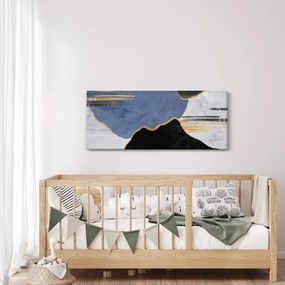 Obraz - Textúrované tvary (120x50 cm)