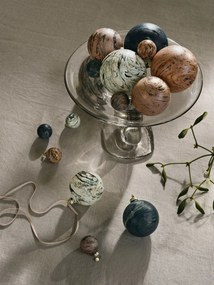 Ferm Living Sklenená misa na podstavci Damo Centrepiece Clear