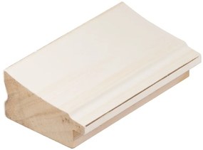 DANTIK rám na obraz 40x50 | ANDRÉ velká Bílá (Sklo Čiré)