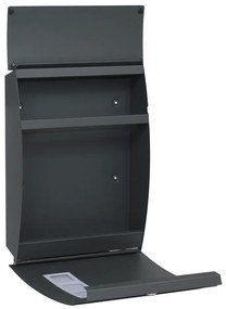 Poštová schránka BK 931, s okienkami, antracit