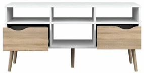 OSLO 75391 TV stolík, biely