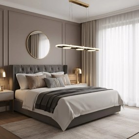 Toolight Toolight, stropné svietidlo 95cm, 200W, 5000lm, G135-CP, zlatá, OSW-02611