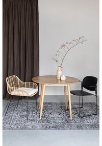 Okrúhly jedálenský stôl s doskou v dubovom dekore ø 100 cm Fabio – White Label