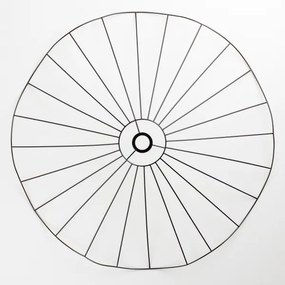 Brilagi - LED prisadený luster CERIA WIRE 1xE27/40W/230V priemer 80 cm čierna