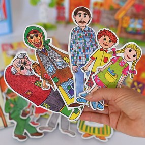 MARIONETINO Bábky a kulisy k rozprávke Janko a Marienka