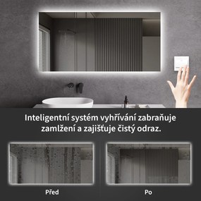 CERANO - Kúpeľňové LED zrkadlo Fiore - 50x70 cm, CER-CER-476711