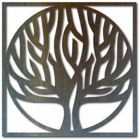 Stylesa - Drevený obraz na stenu strom v ráme UASVED