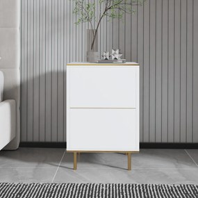 Nočný stolík Imaj Marble White