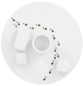 räder Porcelánový svietnik Santa's Workshop